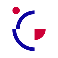 Rådets logo i farverne rød og blå